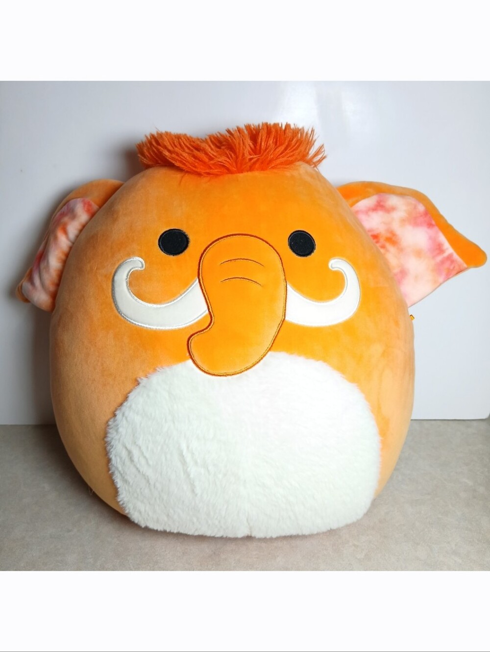 Squishmallows 15" Wilbie The Orange Woolly Mammoth Elephant Plush Stuffed